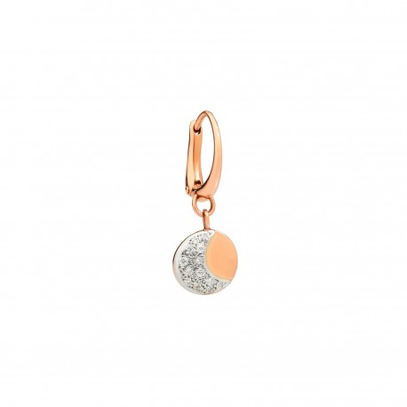 Orecchino Dodo Pendente Moon & Sun In Oro Rosa 9k DHC2014MOSUNDB09R