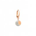 Orecchino Dodo Pendente Moon & Sun In Oro Rosa 9k DHC2014MOSUNDB09R