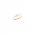 Anello Dodo Stella e Perla in Oro rosa 9Kt