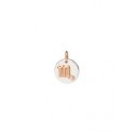 Ciondolo Zodiaco Dodo Scorpione in Argento e Oro Rosa