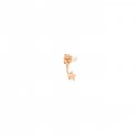 Orecchino Donna Dodo Stella in Oro Rosa 9 Kt e Perla di Cristallo(pezzo per singolo orecchino)