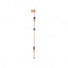 Orecchino Pendente Mini Granelli Dodo in Oro Rosa e Ceramica Blu