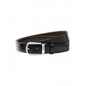Cintura Uomo Montblanc Reversibile in Pelle Nera e Marrone