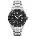 Orologio Uomo Montblanc GMT Cassa in Acciaio Quadrante 42mm Cinturino in Acciaio Movimento Automatico