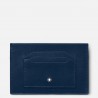 Portafogli Montblanc Collezione Meisterstuck in Pelle Blu con 6 Scomparti