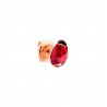 Orecchino Singolo Coccinella in Oro Rosa 9 Kt e Smalti Colorati - DoDo