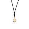Ciondolo Mini Bimba in Oro Giallo corredato di cordino. Collezione Le Bebè I CuccioliAltezza 1 cmLarghezza 0,9 cm