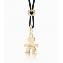 Ciondolo Bimbo  Donna Le Bebè I Cuccioli in  Oro giallo