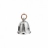 Fortunella Queriot Righe Verticali in Argento lucido e Oro Rosa 9 Kt