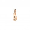 Numero 9 Ciondolo in Oro Rosa 9Kt - DoDo