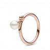 Anello con perla coltivata d’acqua dolce pendente  Pandora