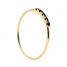 Anello PdPaola Oro Black Misty Daze Collection in Argento 92 - AN01-118-12