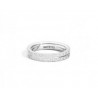 Anello Recarlo a Due Fili con Molla Interna Collezione Face Cube in Oro e Diamanti  0,38 Ct