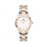 Orologio Donna Daniel Wellinghton Petite Evergold Al quarzo 28mm cassa in Acciaio quadrante Bianco cinturino in Acciaio