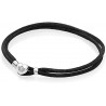 Bracciale in Tessuto Nero