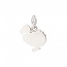 Charm donna DoDo in Oro Bianco Ciondolo Dodo Sono il tuo dodo -  DMDOPOB