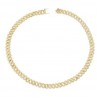 Choker Groumette  Lauren P. Jewels in Argento Placcato Oro Giallo con Zirconi