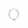 Collana Da Donna Unode50 In Cuoio E Argento Placcato Col1200mtlmar0u