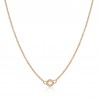 Collana donna Rosato componibile con charm in Argento placcatura in Oro Rosa 43-49cm - RCL05
