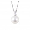 Collana Recarlo con Perla Akoya e Tre Diamanti P01TS731/AK0850-45