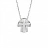 Collana Recarlo Croce Componibile in Oro e Diamanti Collezione Lucrezia 0,42 Ct