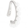 Ear Cuff Donna Rebecca Golden Ear in Argento con Perle