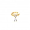 Earcuff Goccia  Lauren P. Jewels in Argento Placcato Oro Giallo con Zircone