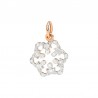 Fiocco di Neve DoDo in Oro Rosa 9Kt e Diamanti Icy