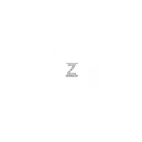 Lettera  Eleonora Giordani Z in  Argento con Zirconi