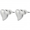 Orecchini Cuori Donna Unode50 Collezione Emotions Uno Heart in Argento