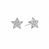 Orecchini Stella Donna Giorgio Visconti in Oro Bianco e Diamanti VSG 0,18