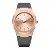 Orologio Donna D1 Milano Italian gold Ultra thin suede 38mm cassa Oro rosa quadrante Rose gold cinturino in Pelle D1-A-UTL03