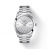 Orologio Uomo Gentleman Collezione T-Classic Cassa 40mm Quadrante Argentè Movimento al Quarzo Cinturino in Acciaio T12741011031
