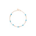 Bracciale Dodo Donna in Oro Rosa 9 Kt e Granello Ceramica Turchese