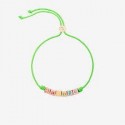 Bracciale cordino in poliestere verde fluo DODO DBC3004LETARVFRAG