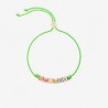 Bracciale cordino in poliestere verde fluo DODO DBC3004LETARVFRAG