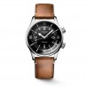 Orologio Uomo Longines Collezione Legend Diver Cassa 39mm Quadrante Nero Laccato Lucido Movimento al Quarzo Cinturino in Pelle 
