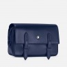 Borsa Tracolla Montblanc Collezione Meisterstuck in Pelle Blu