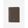 Portacarte Montblanc Uomo Collezione Sartorial in Pelle color Mastice