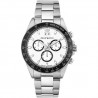 Orologio Uomo Philip Watch Collezione Caribe Cassa 41mm in Acciaio Quadrante Argento Movimento al Quarzo Cinturino in Acciaio