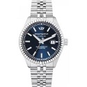 Orologio Philip Watch Caribe automatico cassa 41mm cinturino acciaio fondo blue