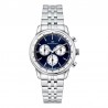 Orologio Uomo Philip Watch Collezione Caribe Cassa 42mm in Acciaio Quadrante bianco Movimento al Quarzo Cinturino in Acciaio