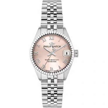 Orologio donna quarzo Philip Watch Caribe 31mm acciaio quadrante nero
