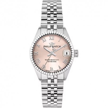 Orologio donna quarzo Philip Watch Caribe 31mm acciaio quadrante nero