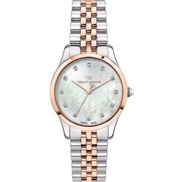 Orologio donna quarzo Philip Watch Caribe 31mm acciaio quadrante pink