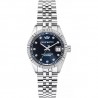 Orologio Philip Watch Caribe 35mm acciaio blu/diamanti