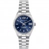 Orologio Philip Watch Caribe 35mm acciaio blu/diamanti