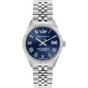 Orologio Philip Watch Caribe 35mm acciaio fondo blue/N.romani