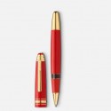 Penna a sfera unisex Meisterstück Platinum Line Midsize Sistema di scrittura Ballpoint Pen finiture in oro