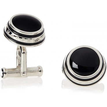 Gemelli Uomo Montblanc Sartorial con chiusura a clip in Acciaio colore Silver 118611